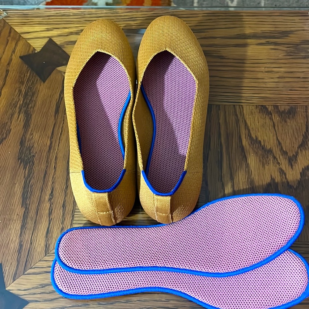 Frank Mully Knit Ballet Flats Shoes - Picture 2 of 12